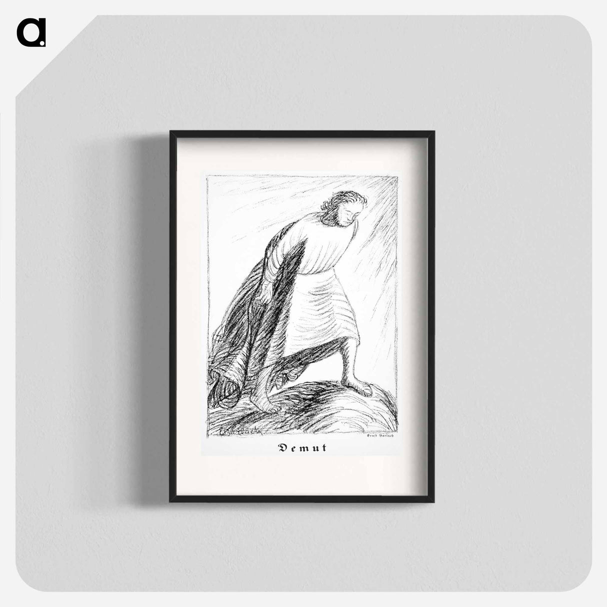 Humility - エルンスト ハインリヒ バルラッハ Poster.