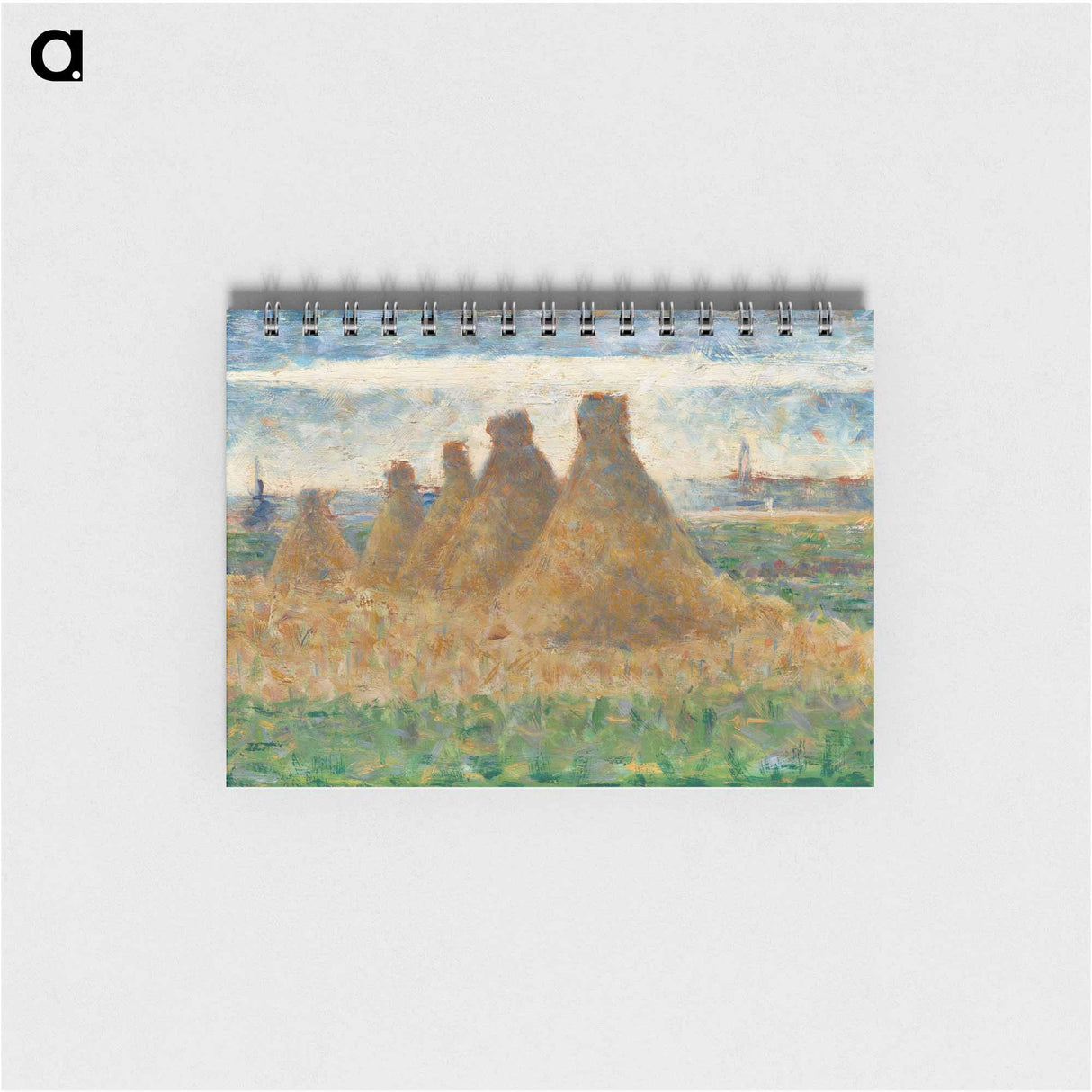 Haystacks - ジョルジュ スーラ Memo.