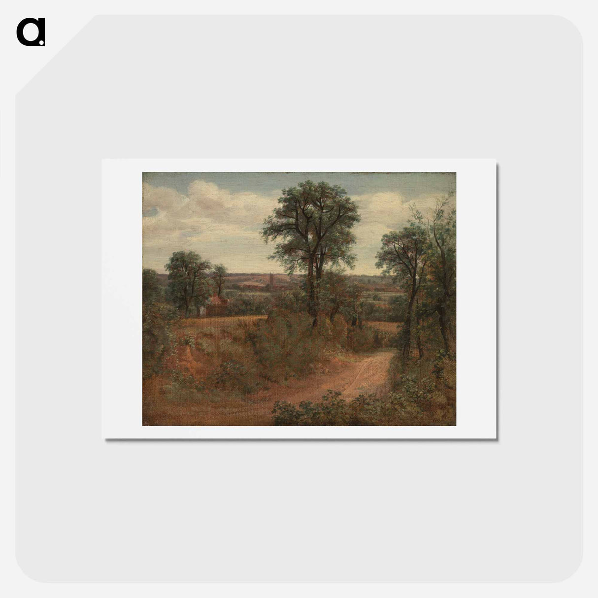 アートポストカード-Lane near Dedham
- ジョン コンスタブル Postcard.
