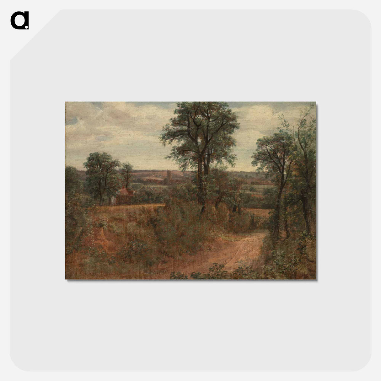 アートポストカード-Lane near Dedham
- ジョン コンスタブル Postcard.