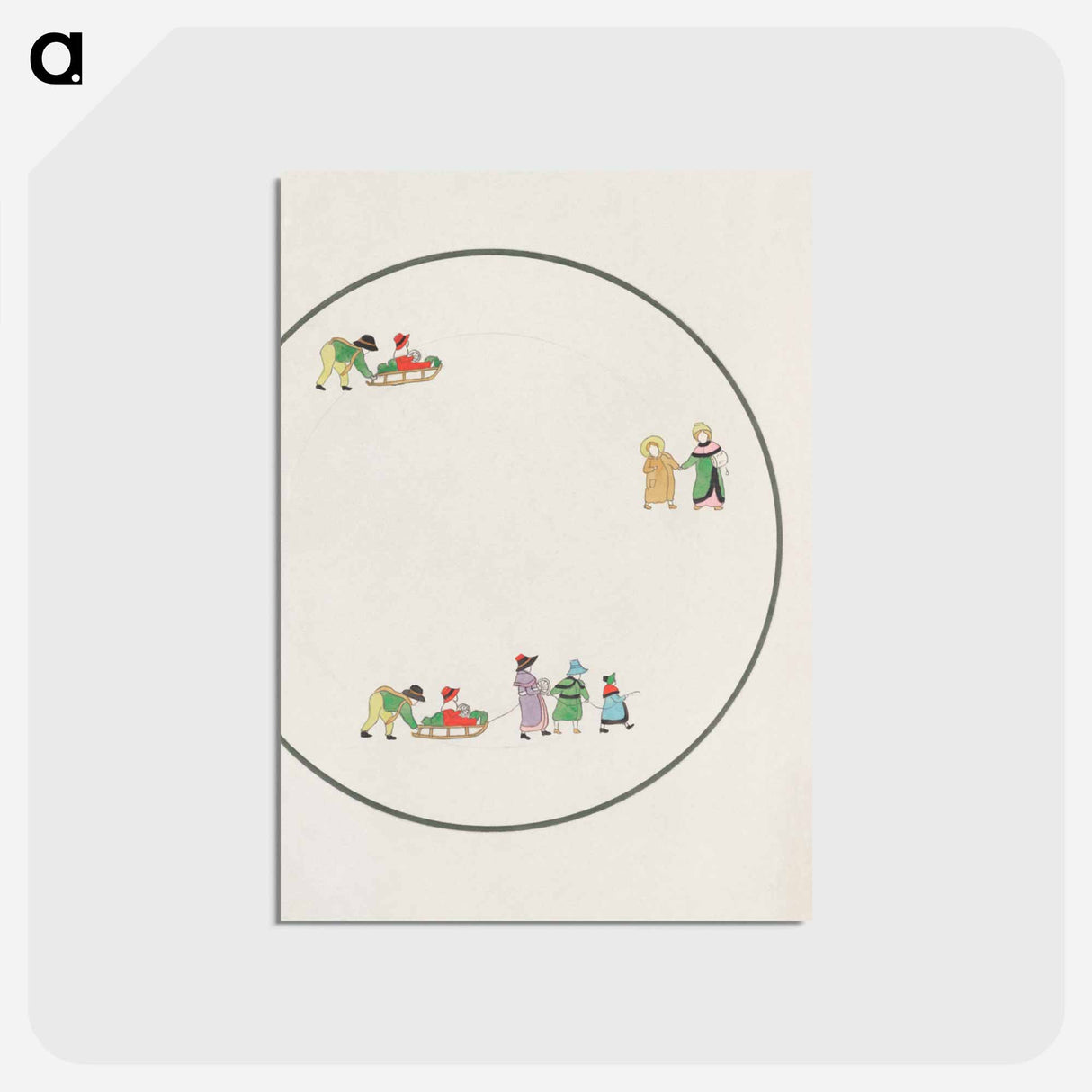 アートポストカード-Design for a Plate
- ノリタケ工場 Postcard.