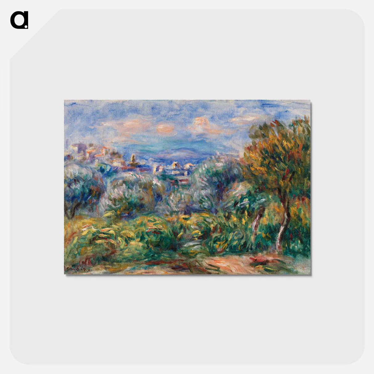 アートポストカード-Landscape (Paysage) - ピエール オーギュスト ルノワール Postcard.