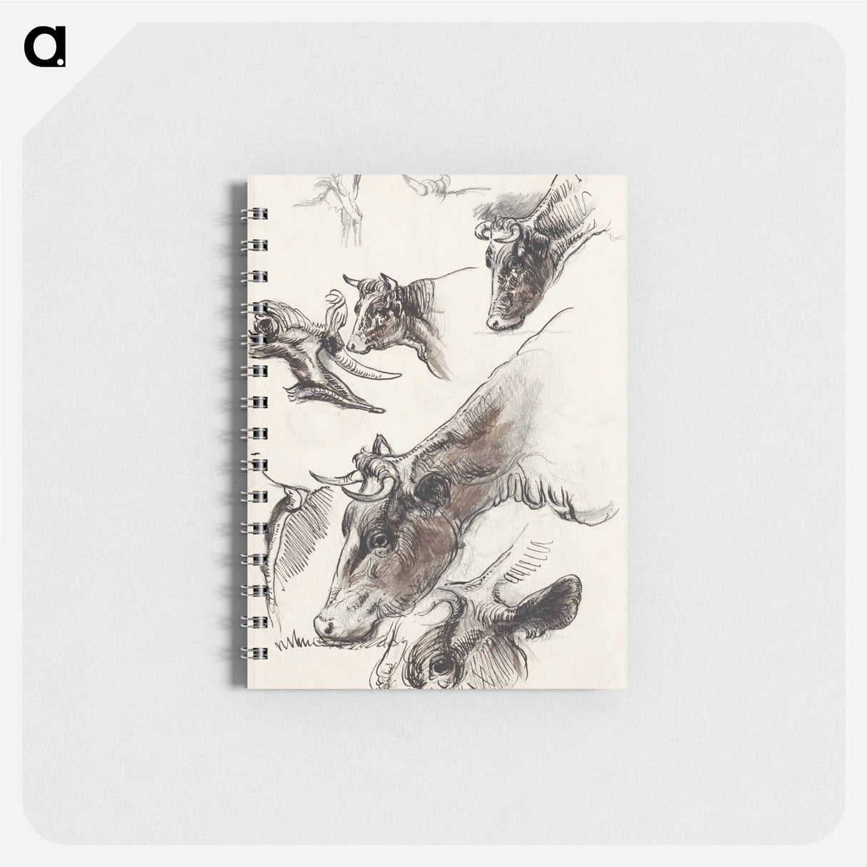 Sketches of Cattle, Irvington - サミュエル コールマン Memo.