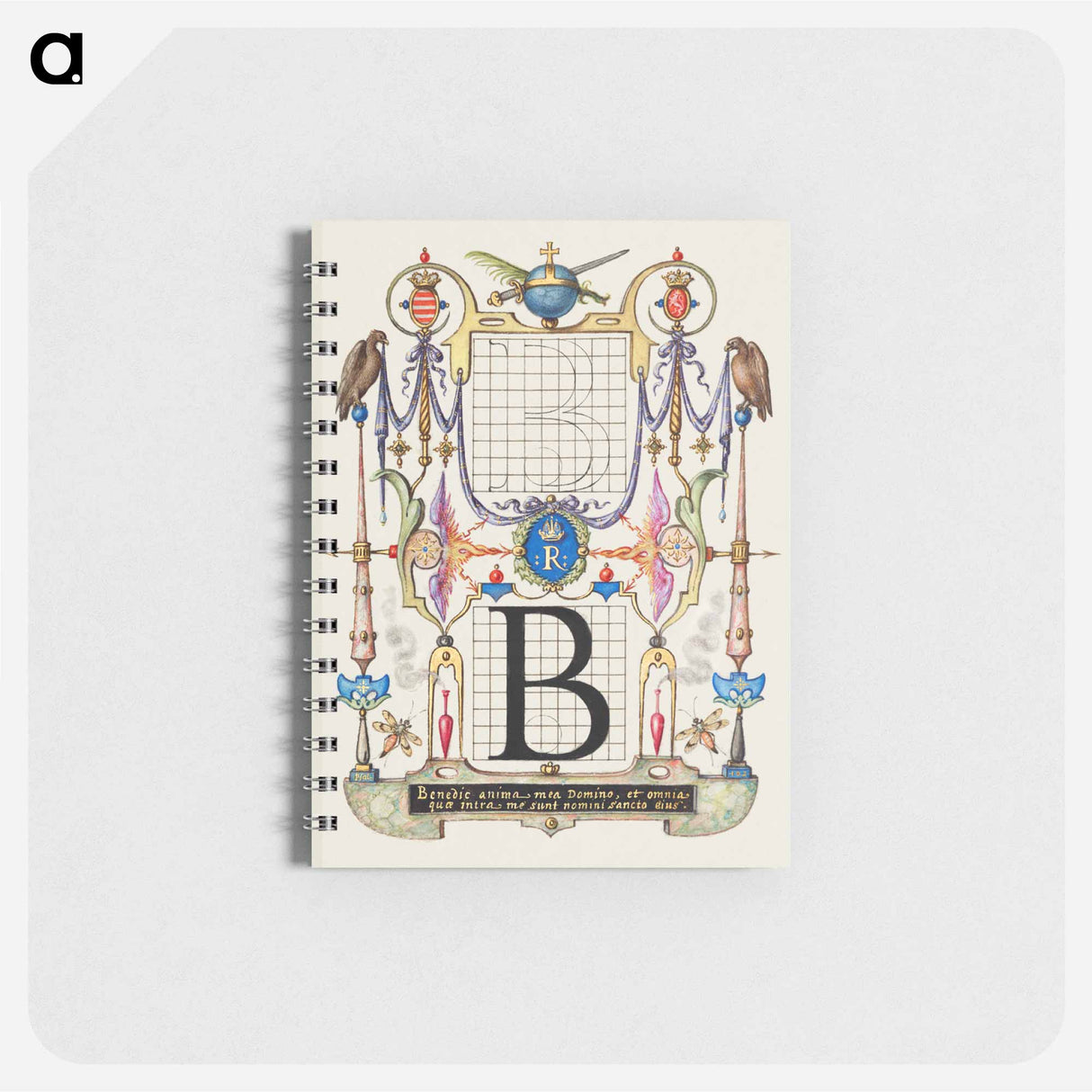 アートメモ帳-Guide for Constructing the Letter B from Mira Calligraphiae Monumenta
- 書道のお手本 Memo.