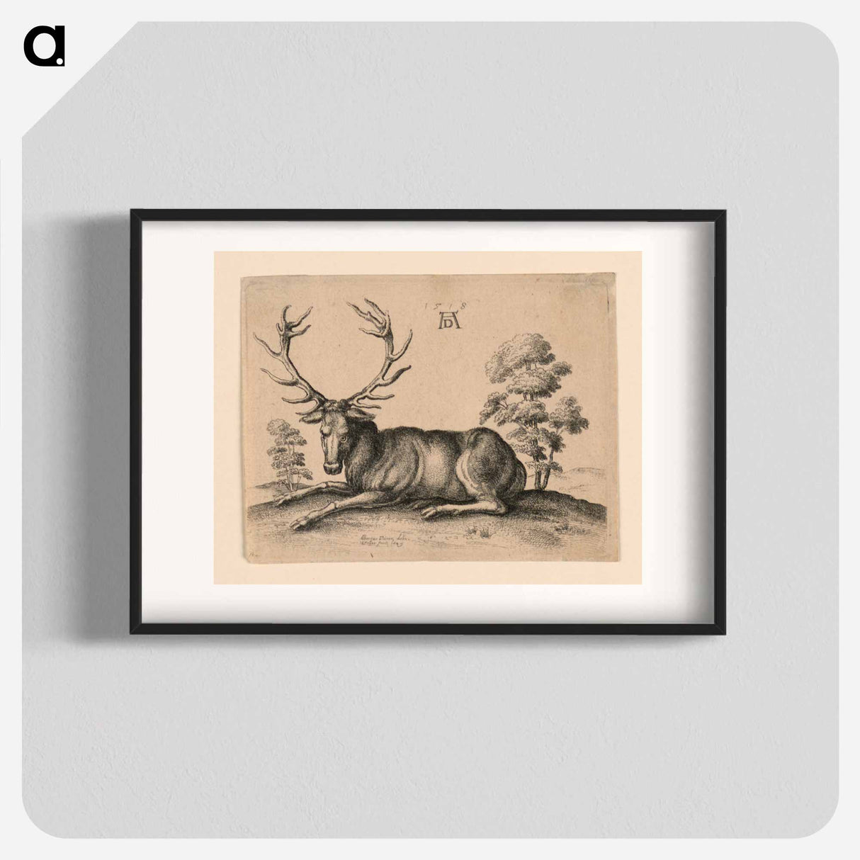 Stag - アルブレヒト デューラー Poster.