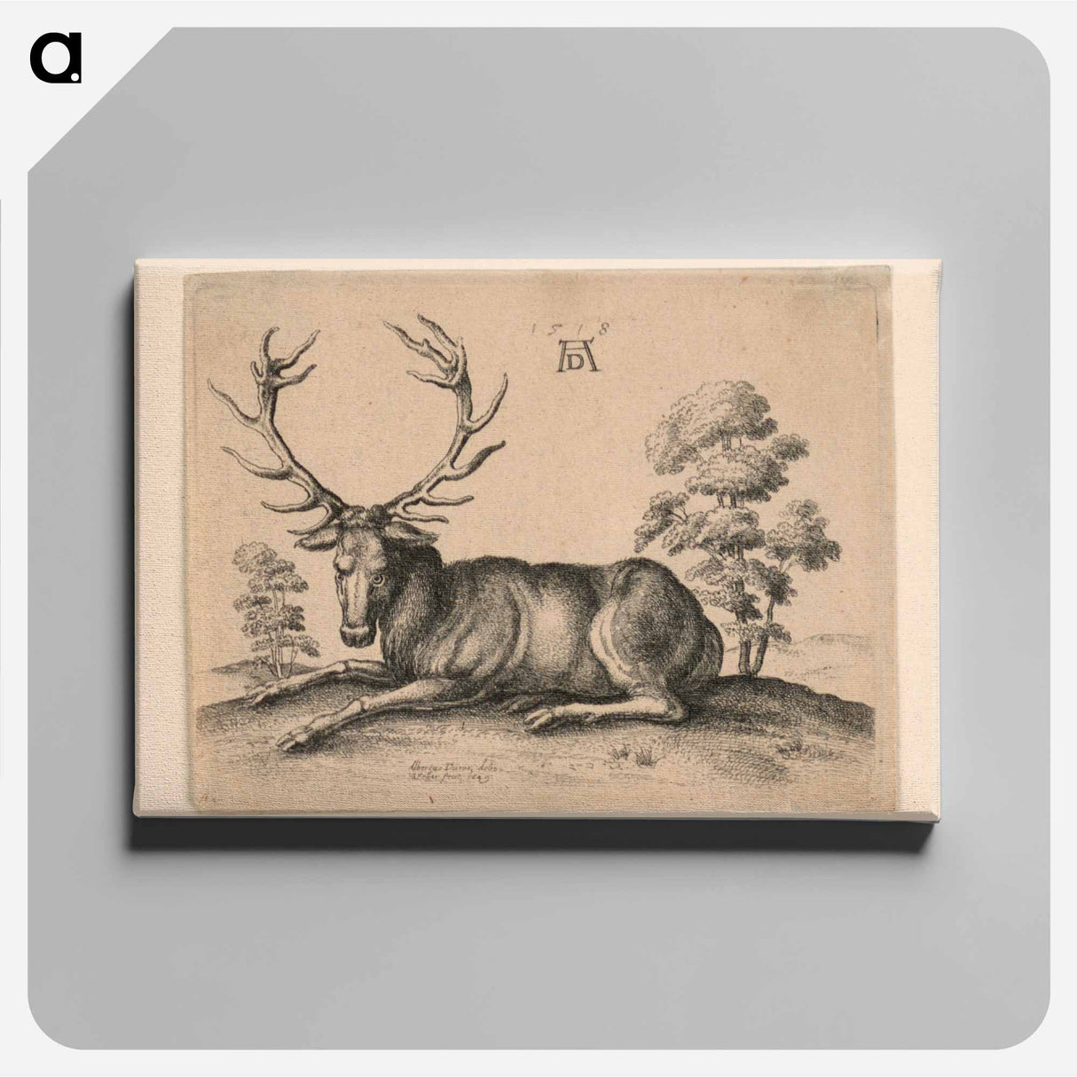 Stag - アルブレヒト デューラー Canvas.