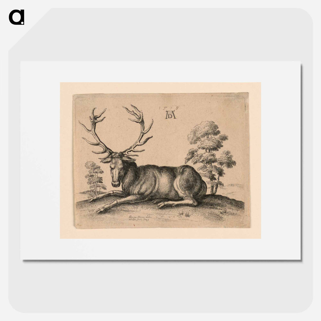 Stag - アルブレヒト デューラー Poster.