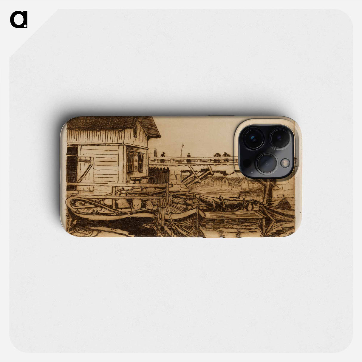View from porvoo - アルフレッド ウィリアム フィンチ Phone Case.