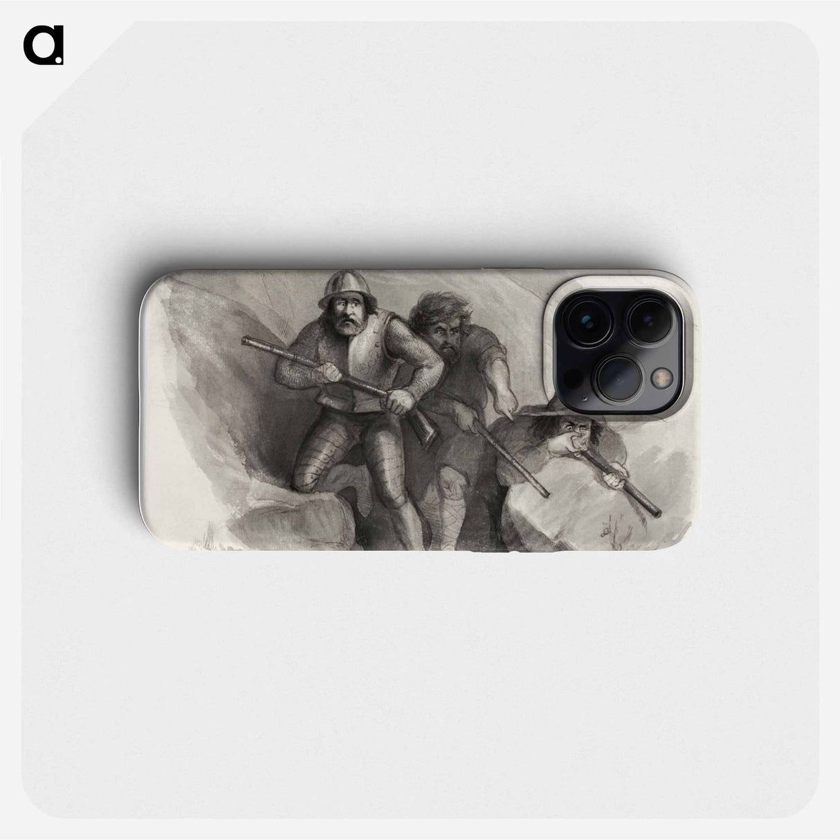 Kolme italialaista rosvoa kivääreineen - アンダース エクマン Phone Case.