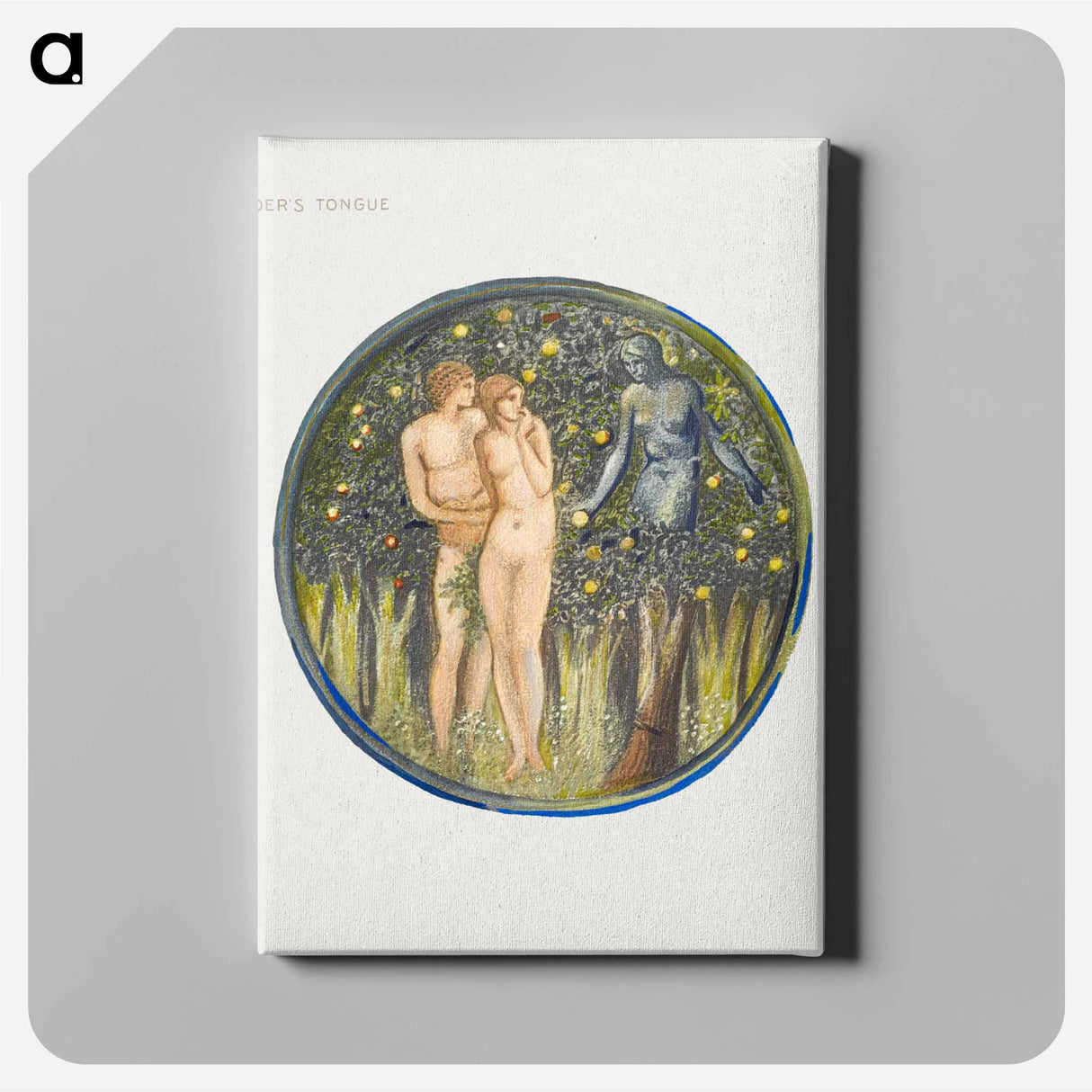 Adder's Tongue from The Flower Book - エドワード バーン ジョーンズ Canvas.