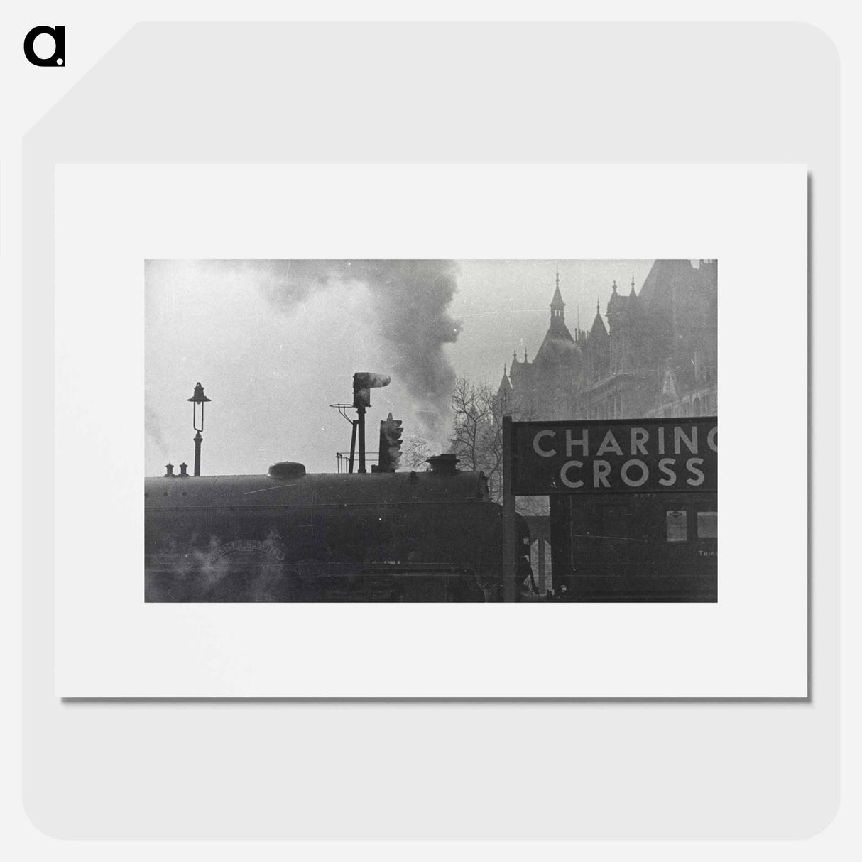 Train, Charing Cross, London - エリック リー ジョンソン Poster.