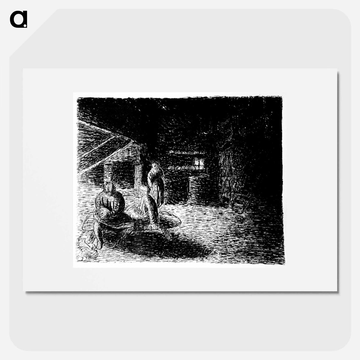 The sighing stone - エルンスト ハインリヒ バルラッハ Poster.