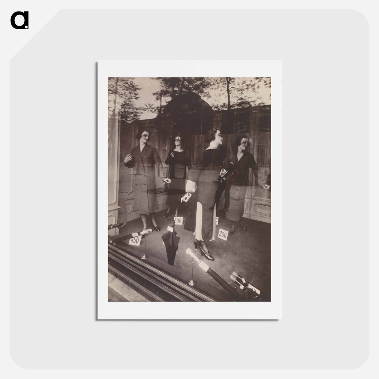 アートポストカード-Storefront, avenue des Gobelins
- ウジェーヌ アジェ Postcard.