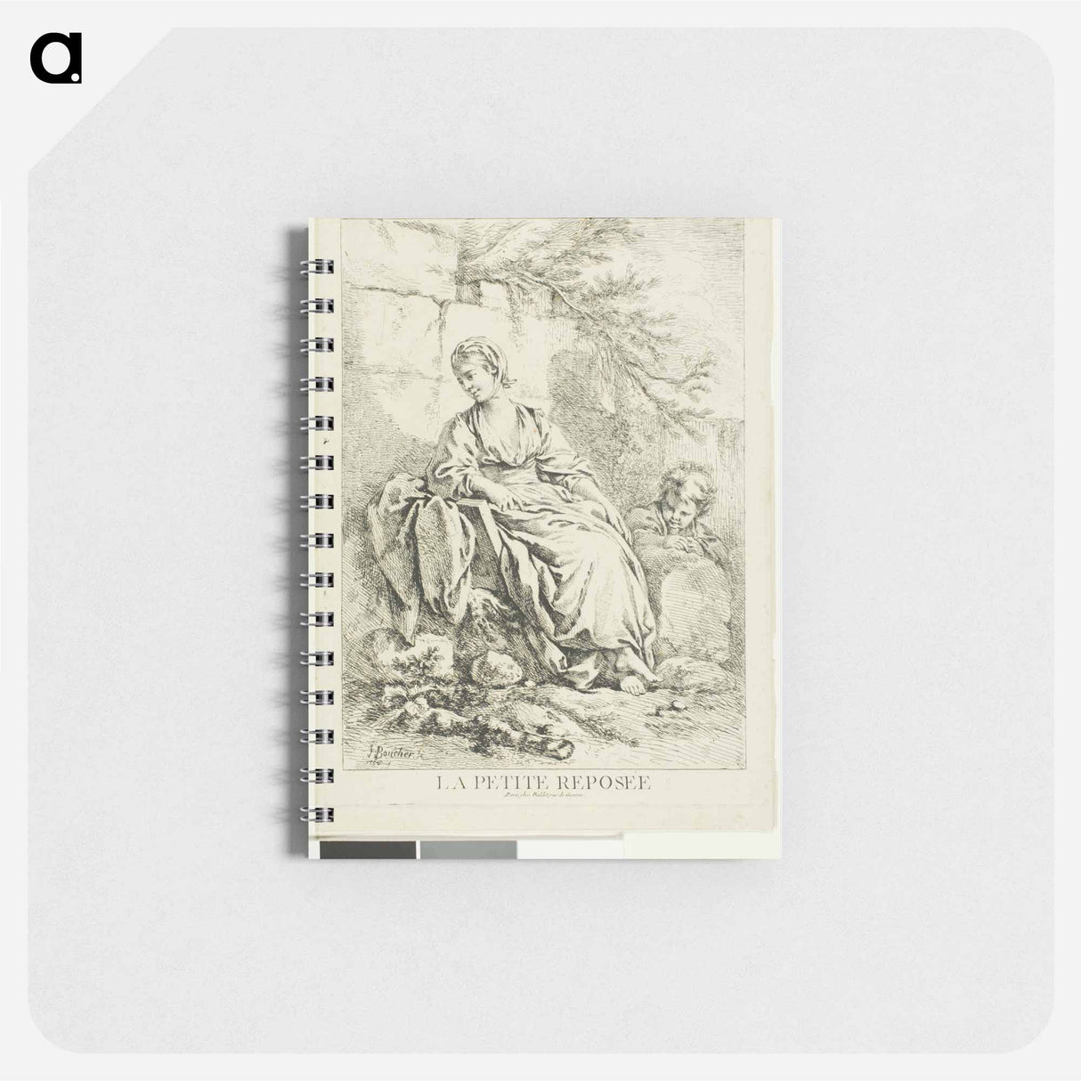 Young Woman Resting - フランソワ ブーシェ Memo.