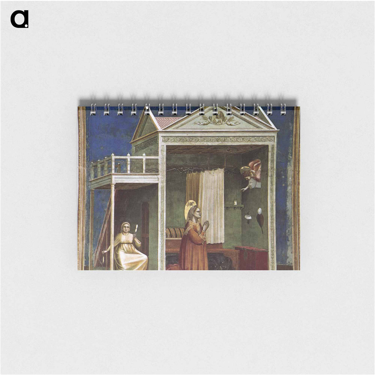 アートメモ帳-Annunciation to St Anne - ジョット ディ ボンドーネ Memo.