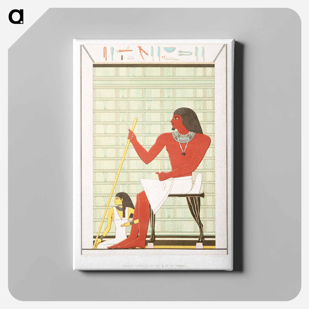 アートパネル-Teï and His Wife
- エジプト美術史 Canvas.