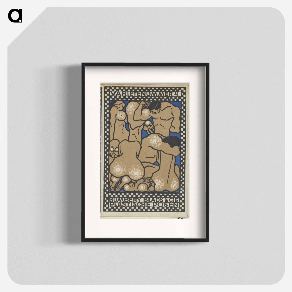 Vaudeville Act 4: Bumbery Blads & Cie, Plastic Poses - Moritz Jung Poster.