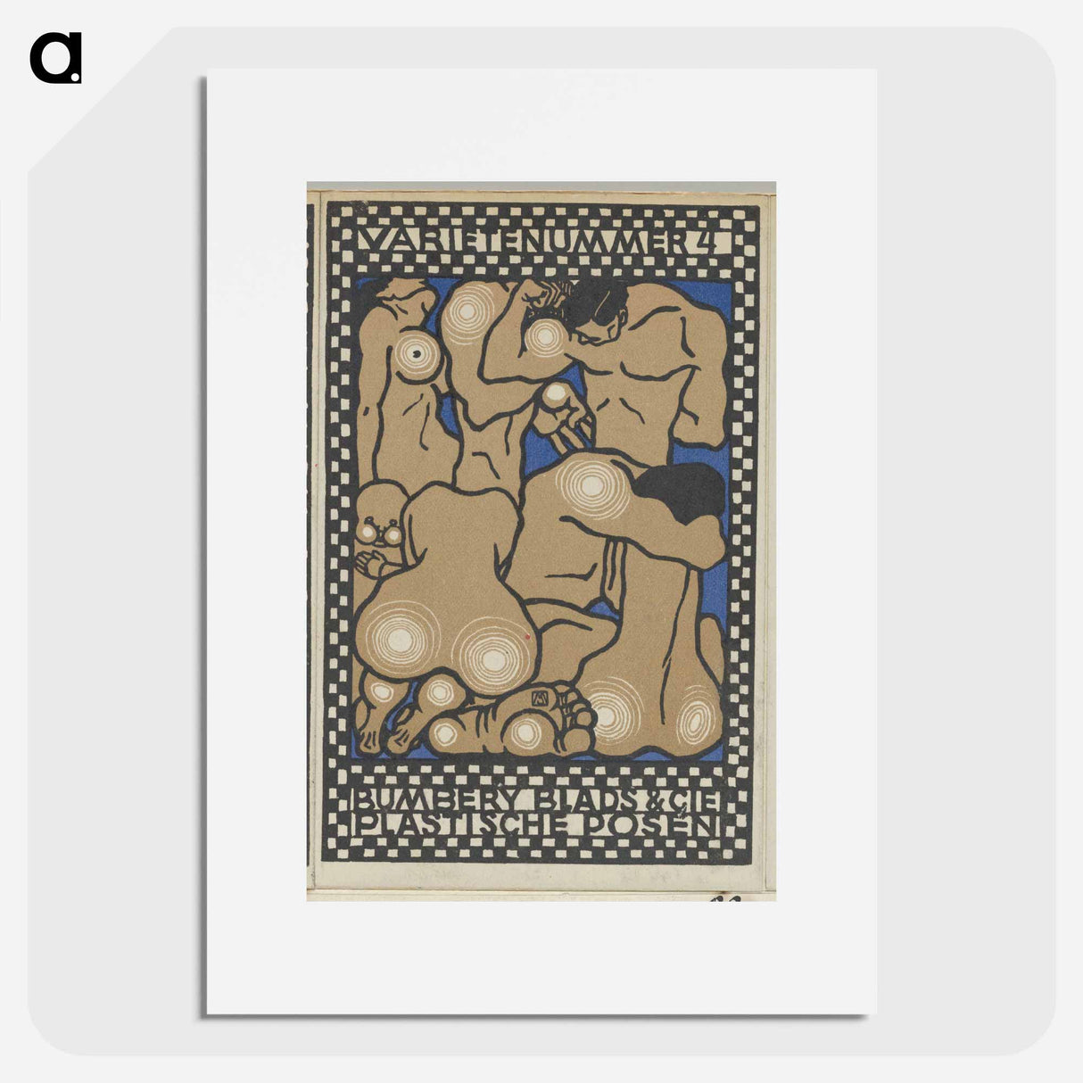 Vaudeville Act 4: Bumbery Blads & Cie, Plastic Poses - Moritz Jung Poster.