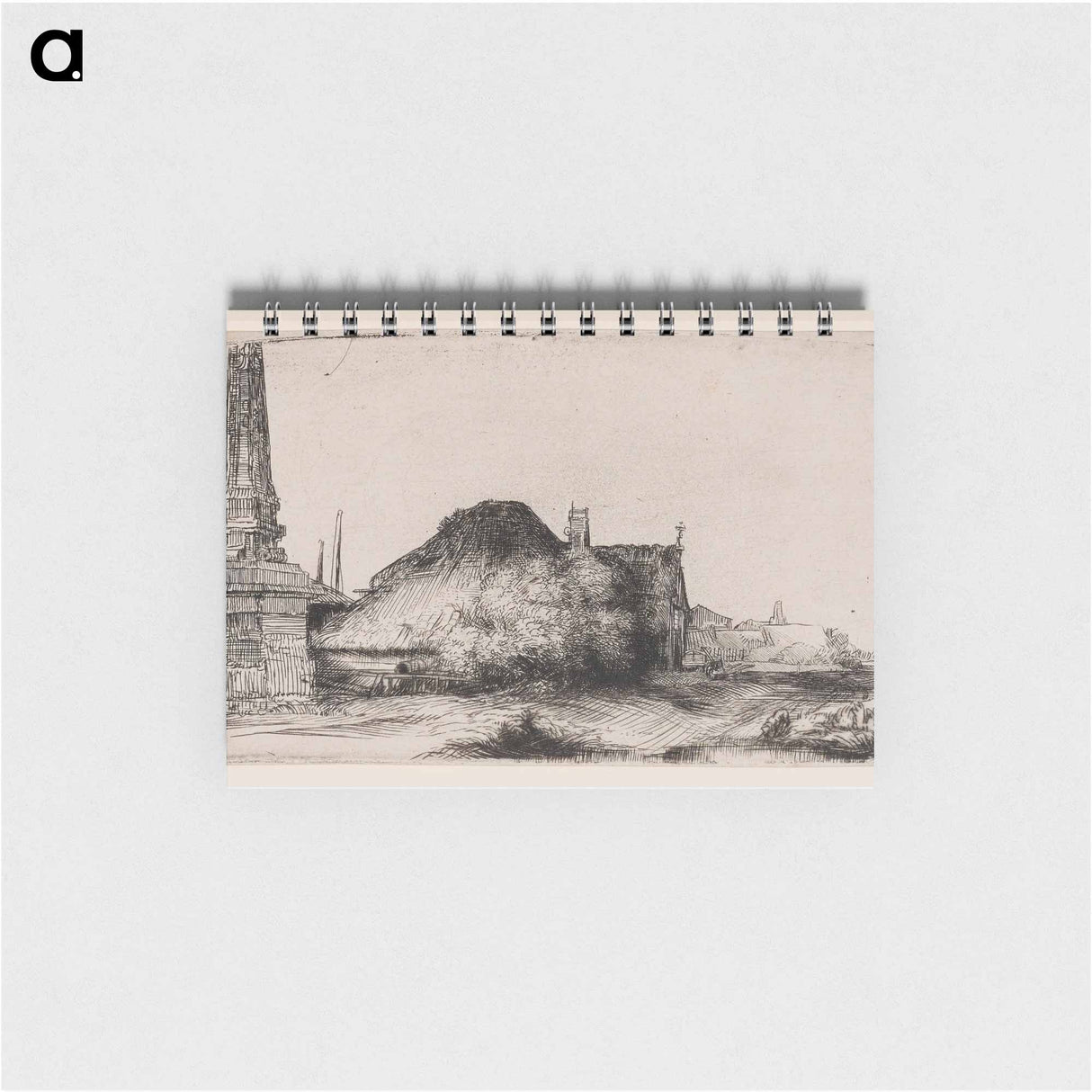 Landscape with an Obelisk - レンブラント ファン レイン Memo.