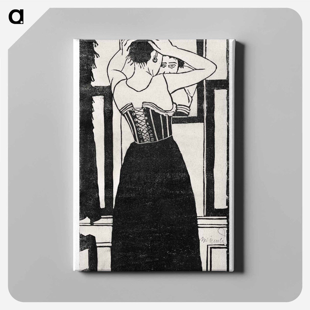 In front of the mirror
- サミュエル ジェスルン Canvas.