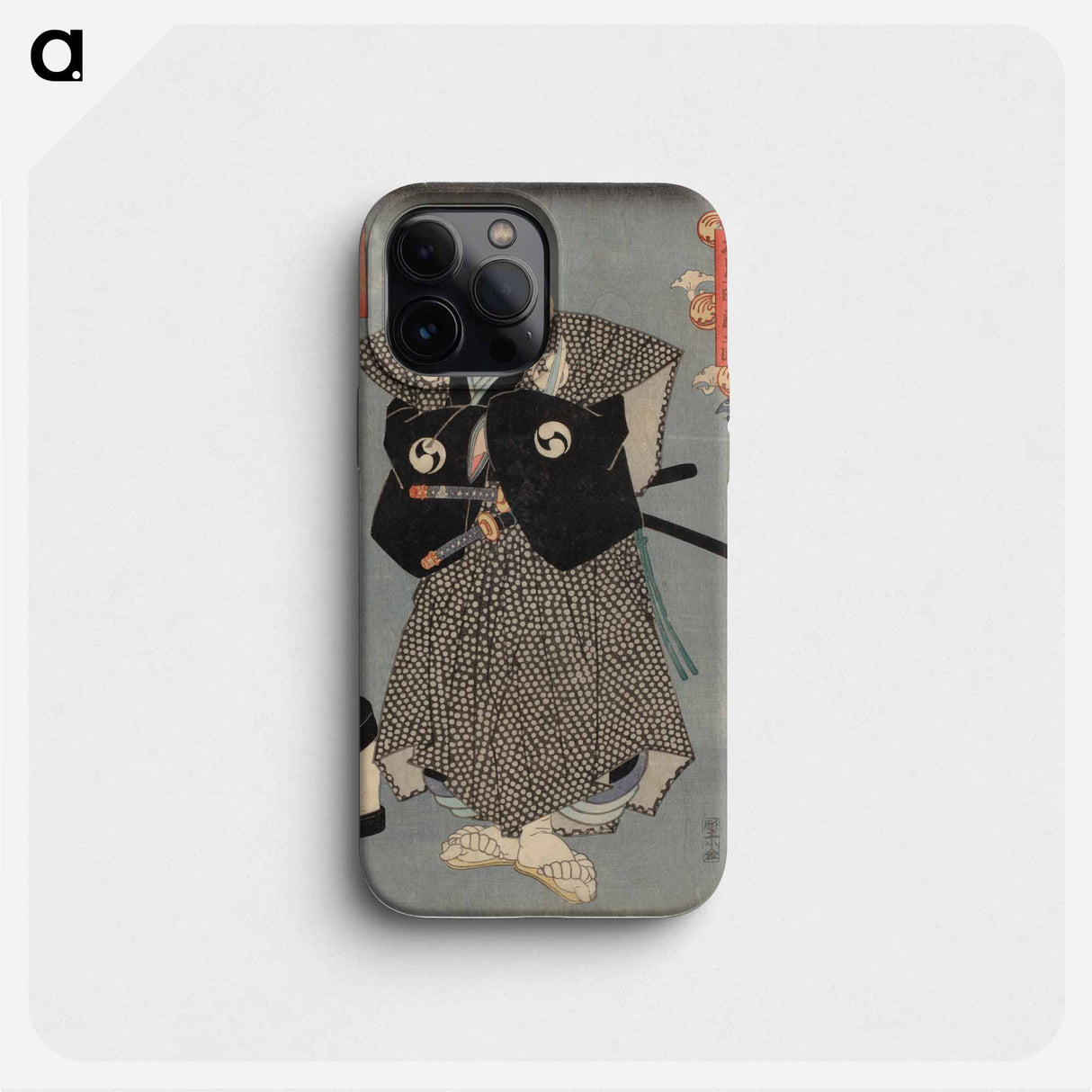 Actors Nakamura Fukusuke and Tokuji in the Play Kanadehon Chushingura
- 歌川 国貞 Phone Case.