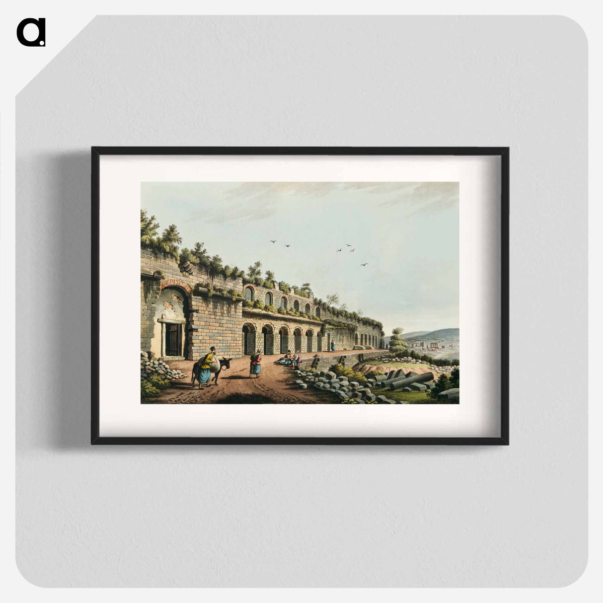 Stadium at Ephesus - View of the Ottoman Empire Poster.