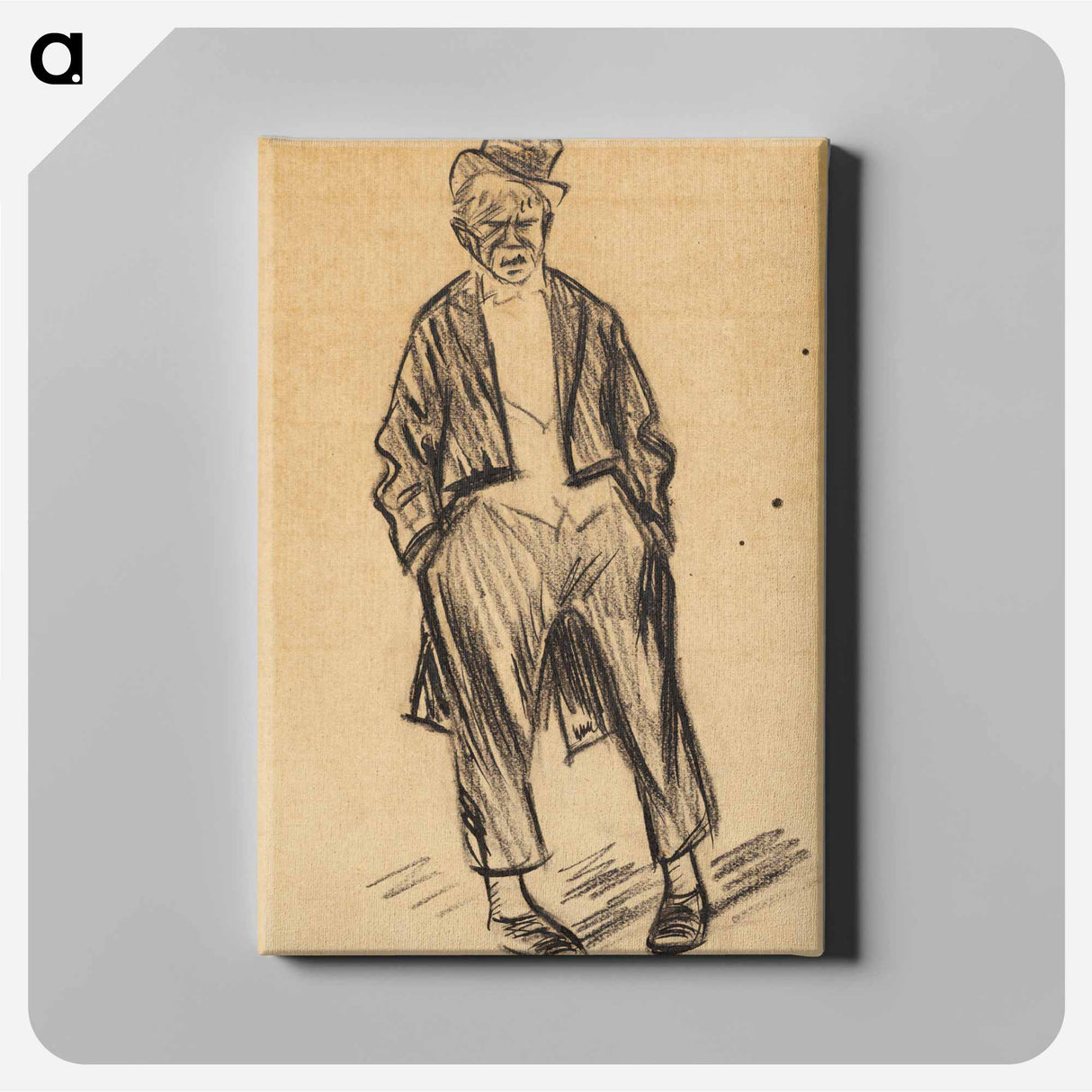 Marceline, the Clown - ウィリアム ジェームス グラッケンズ Canvas.