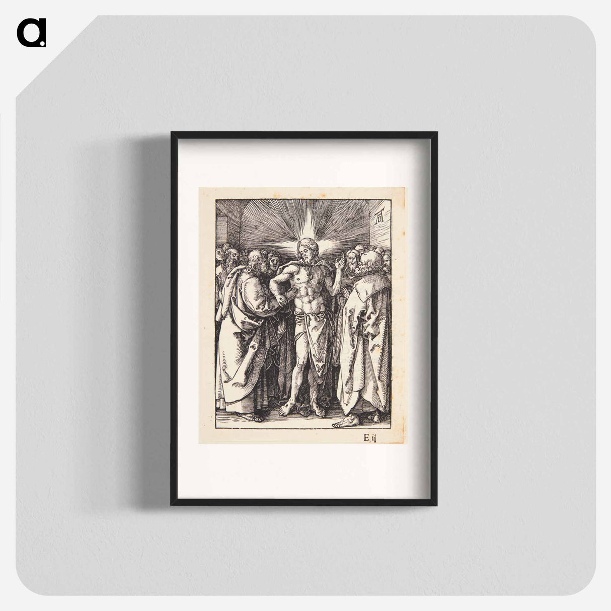 Unbelieving Thomas - アルブレヒト デューラー Poster.