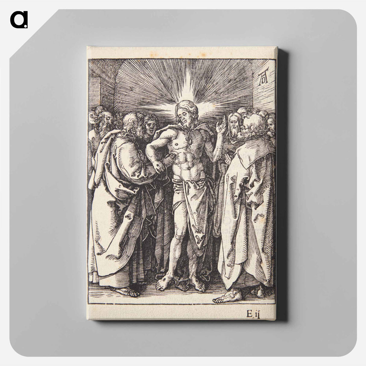 Unbelieving Thomas - アルブレヒト デューラー Canvas.