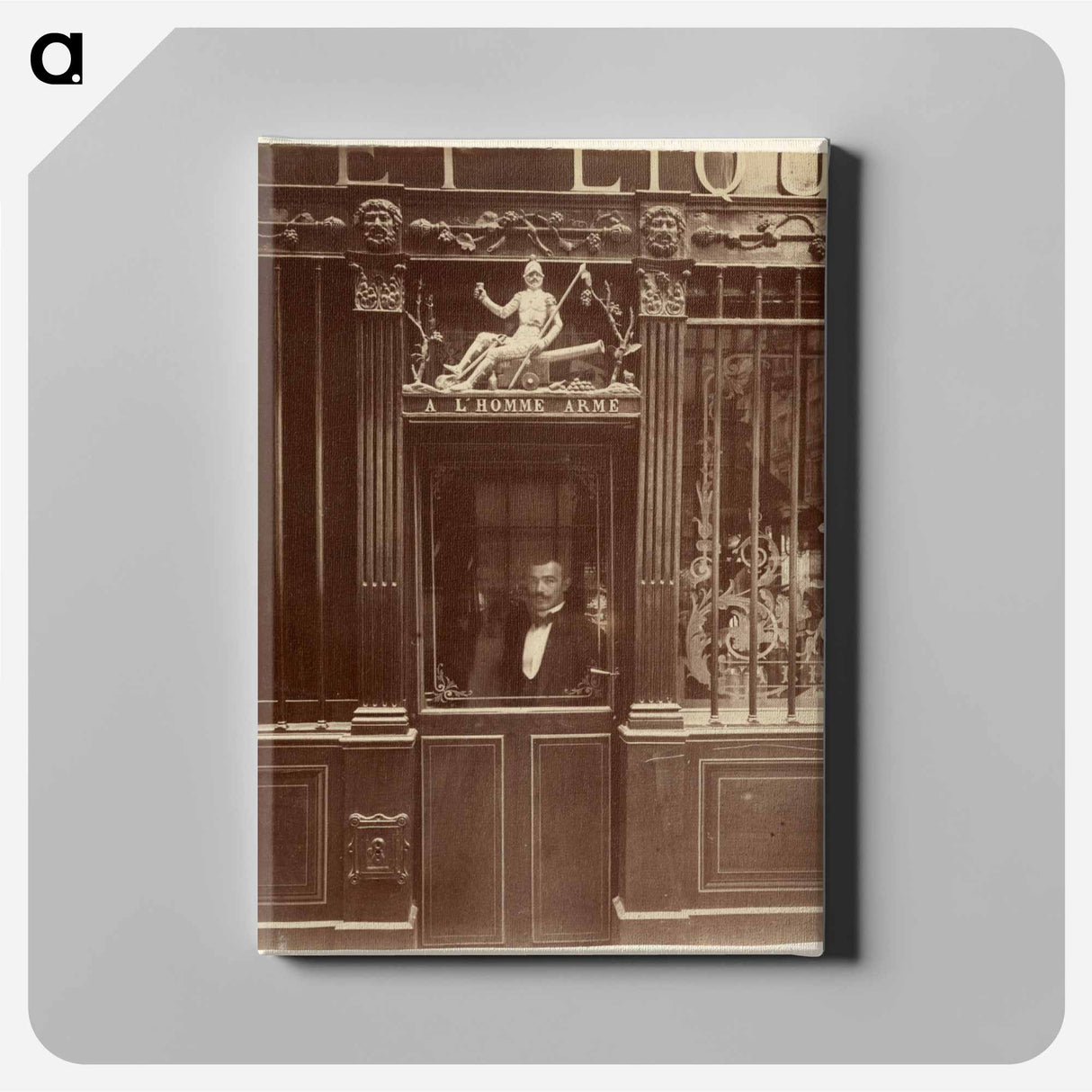 アートパネル-25, Rue des Blancs Manteaux
- ウジェーヌ アジェ Canvas.