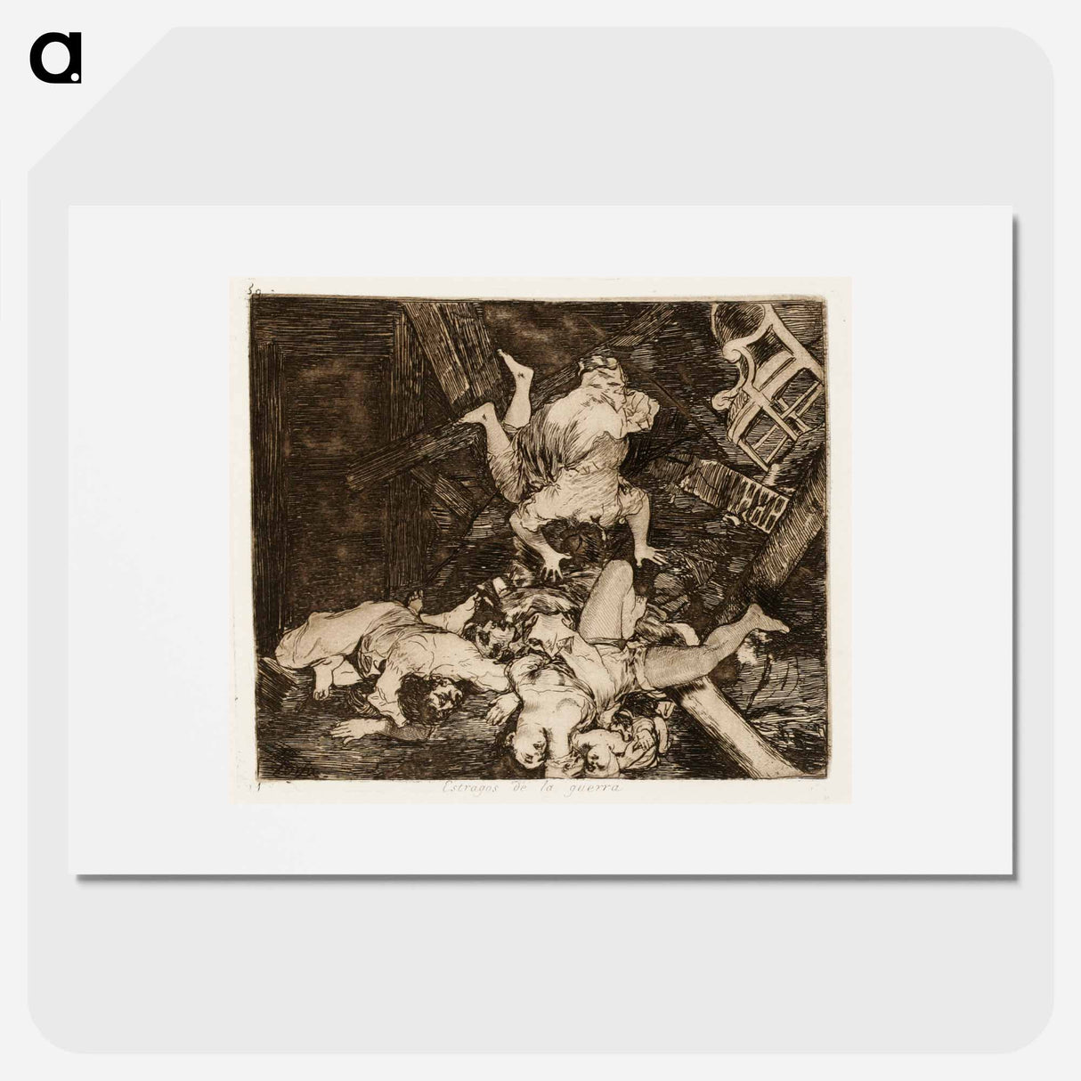 Sodan tuhoja - フランシスコ デ ゴヤ Poster.