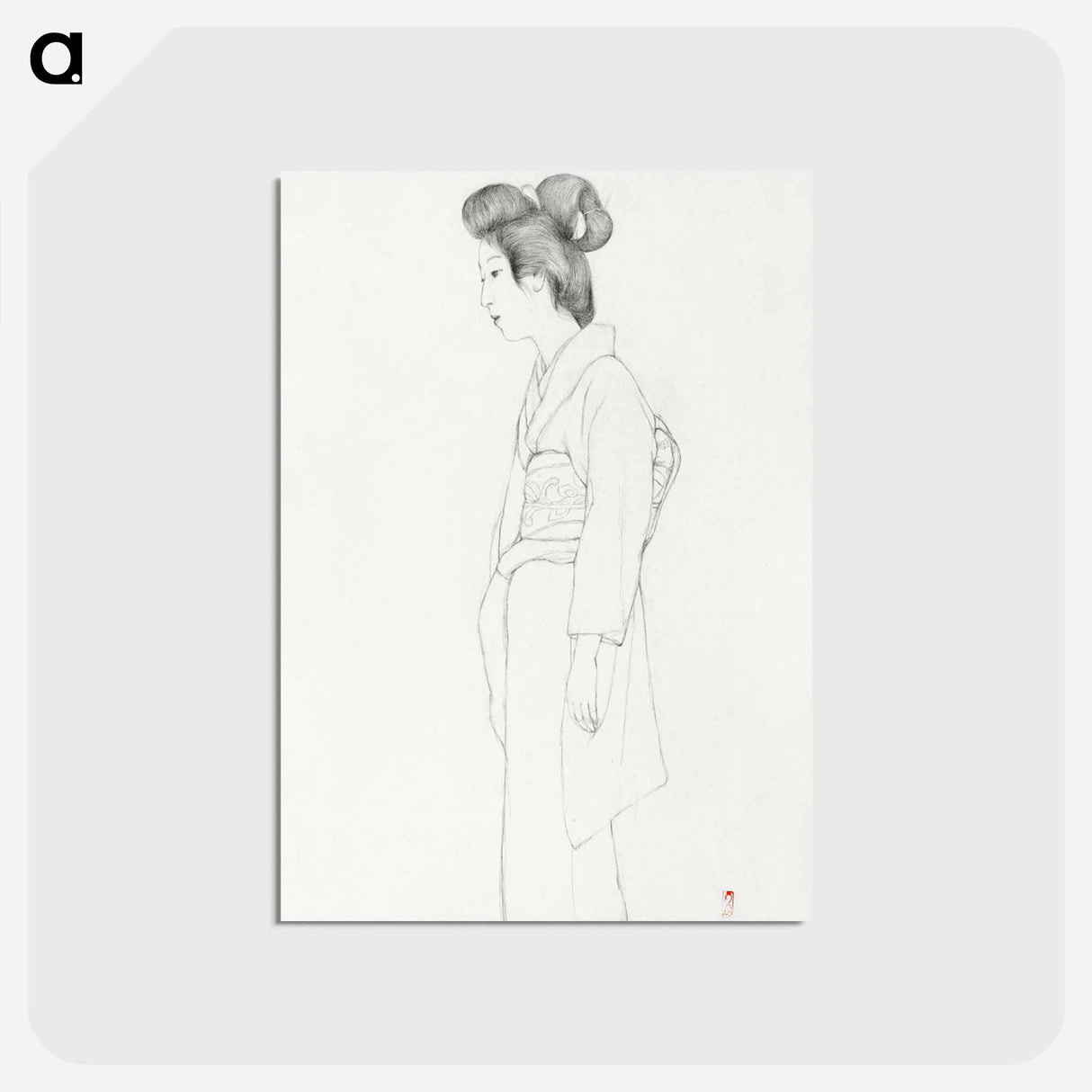 アートポストカード-Standing Woman
- 橋口 五葉 Postcard.