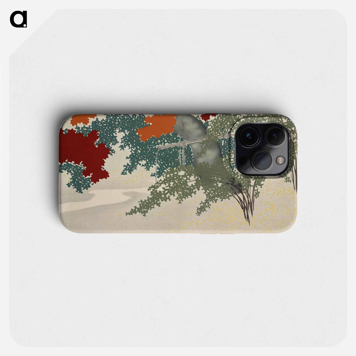 Maple from Momoyogusa–Flowers of a Hundred Generations - 神坂 雪佳 Phone Case.