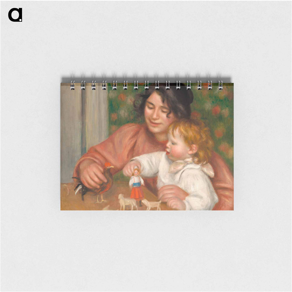 Child with Toys, Gabrielle and the Artist's Son, Jean - ピエール オーギュスト ルノワール Memo.