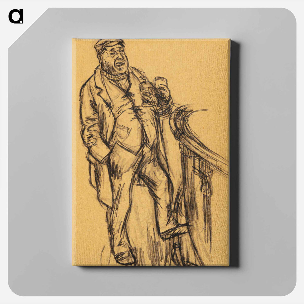 Barbaro Fats - ウィリアム ジェームス グラッケンズ Canvas.