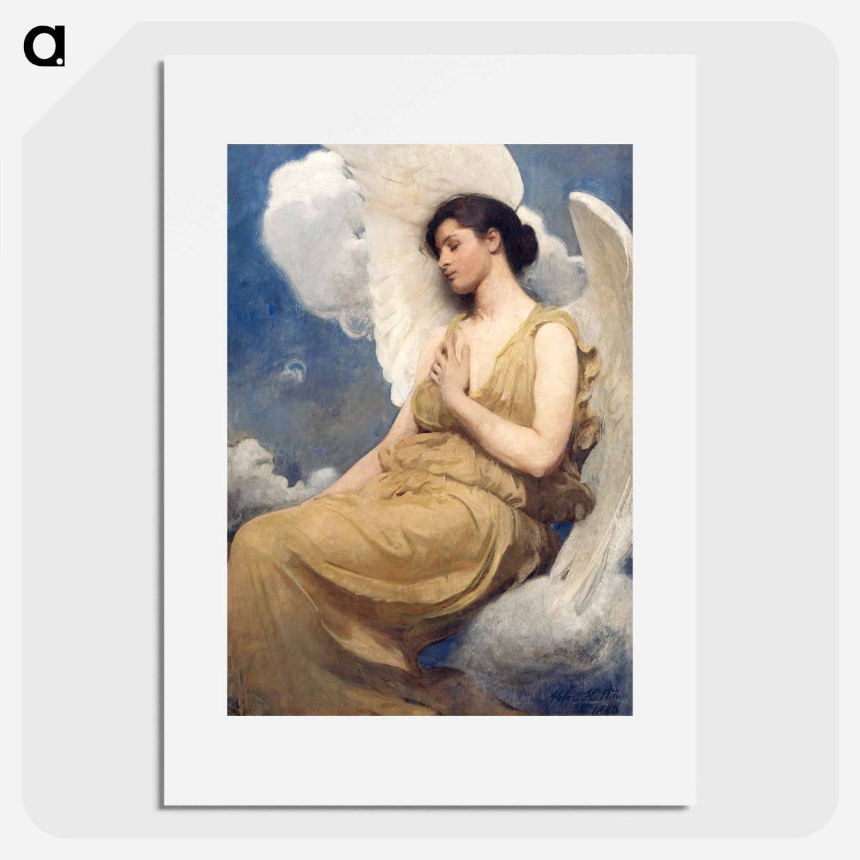 Winged Figure - アボット ハンダーソン セイヤー Poster.