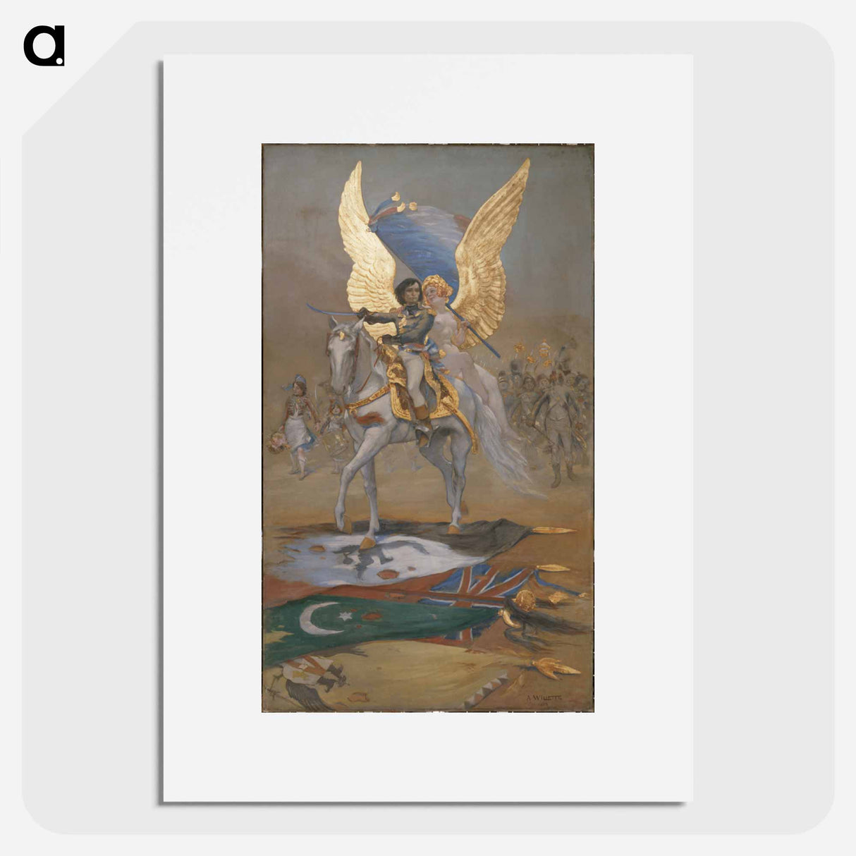 À Bonaparte - アドルフ レオン ウィレット Poster.