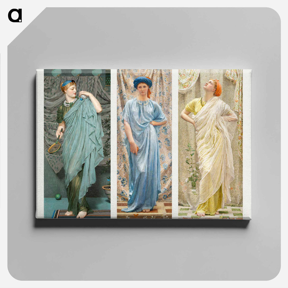 Battledore - アルバート ジョセフ ムーア Canvas.