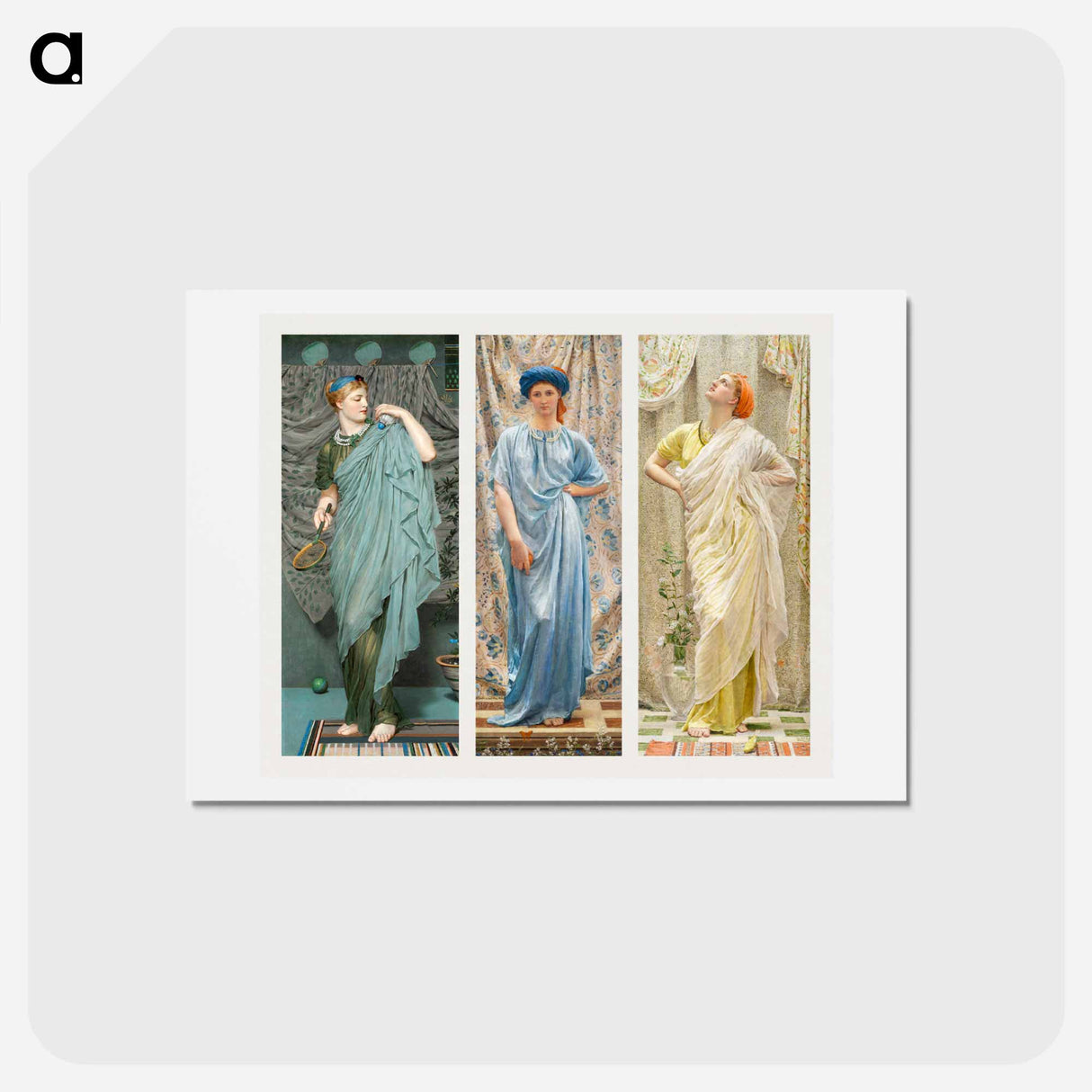 Battledore - アルバート ジョセフ ムーア Postcard.