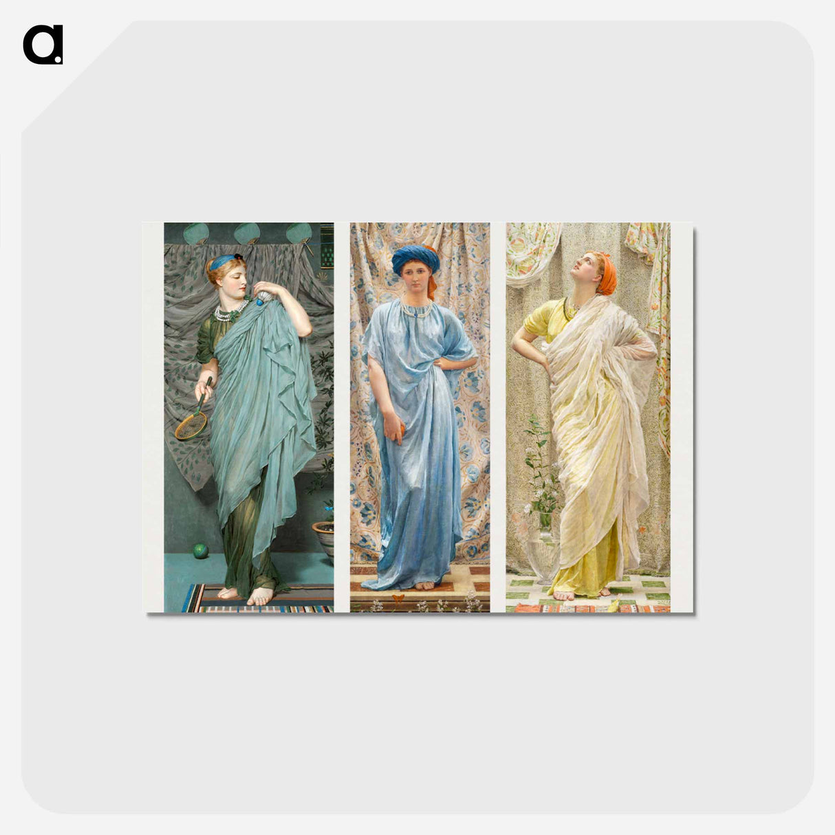 Battledore - アルバート ジョセフ ムーア Postcard.