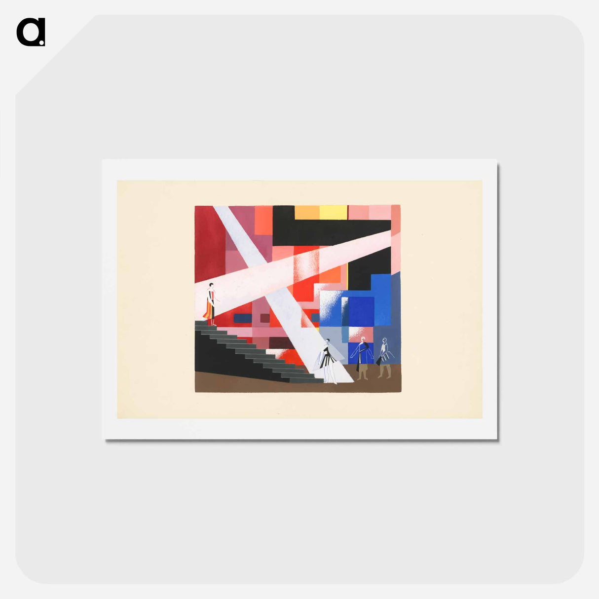 Maquettes de théatre i.-xv. - アレクサンドラ エクスター Postcard.