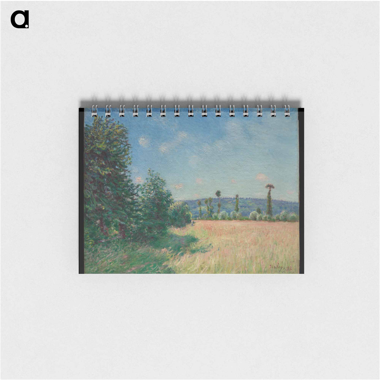 Sahurs Meadows in Morning Sun - アルフレッド シスレー Memo.