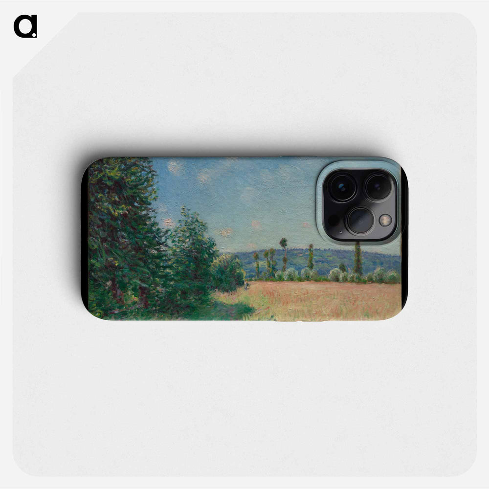 Sahurs Meadows in Morning Sun - アルフレッド シスレー Phone Case.