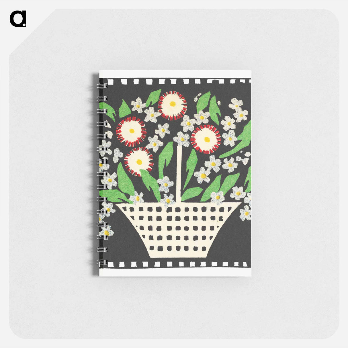 アートメモ帳-Basket of Flowers
- 花のバスケット Memo.
