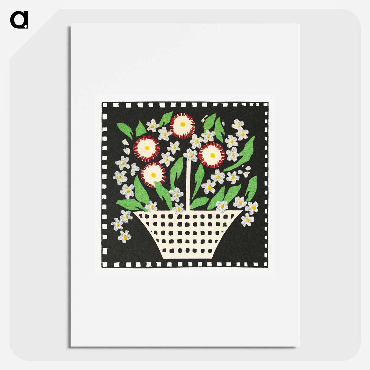アートポスター-Basket of Flowers
- 花のバスケット Poster.