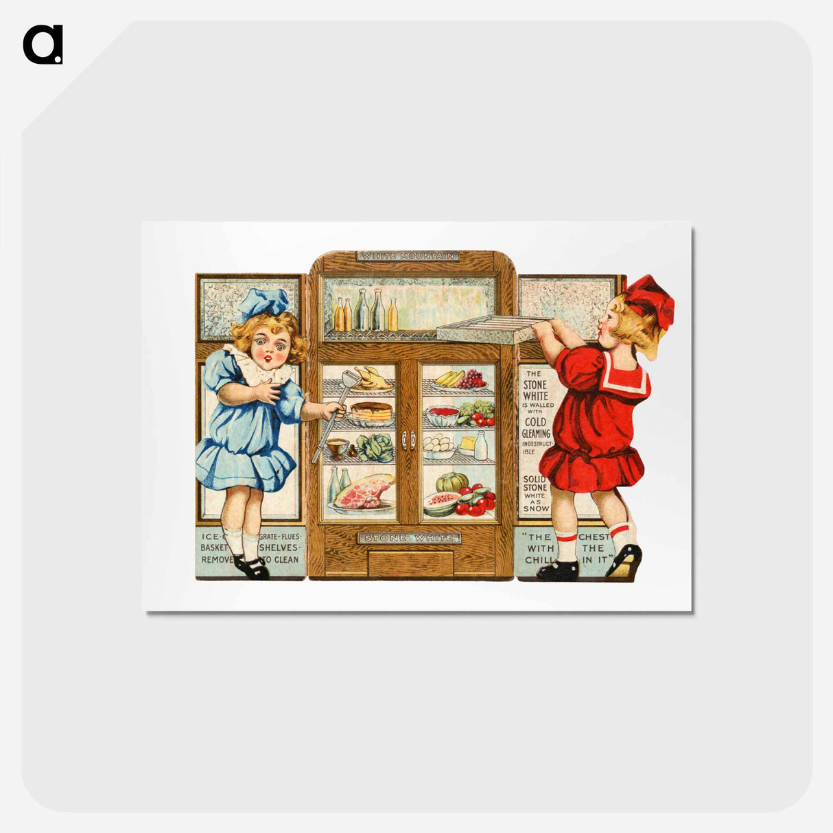 アートポストカード-White Mountain Refrigerators
- ボストン公共図書館 Postcard.