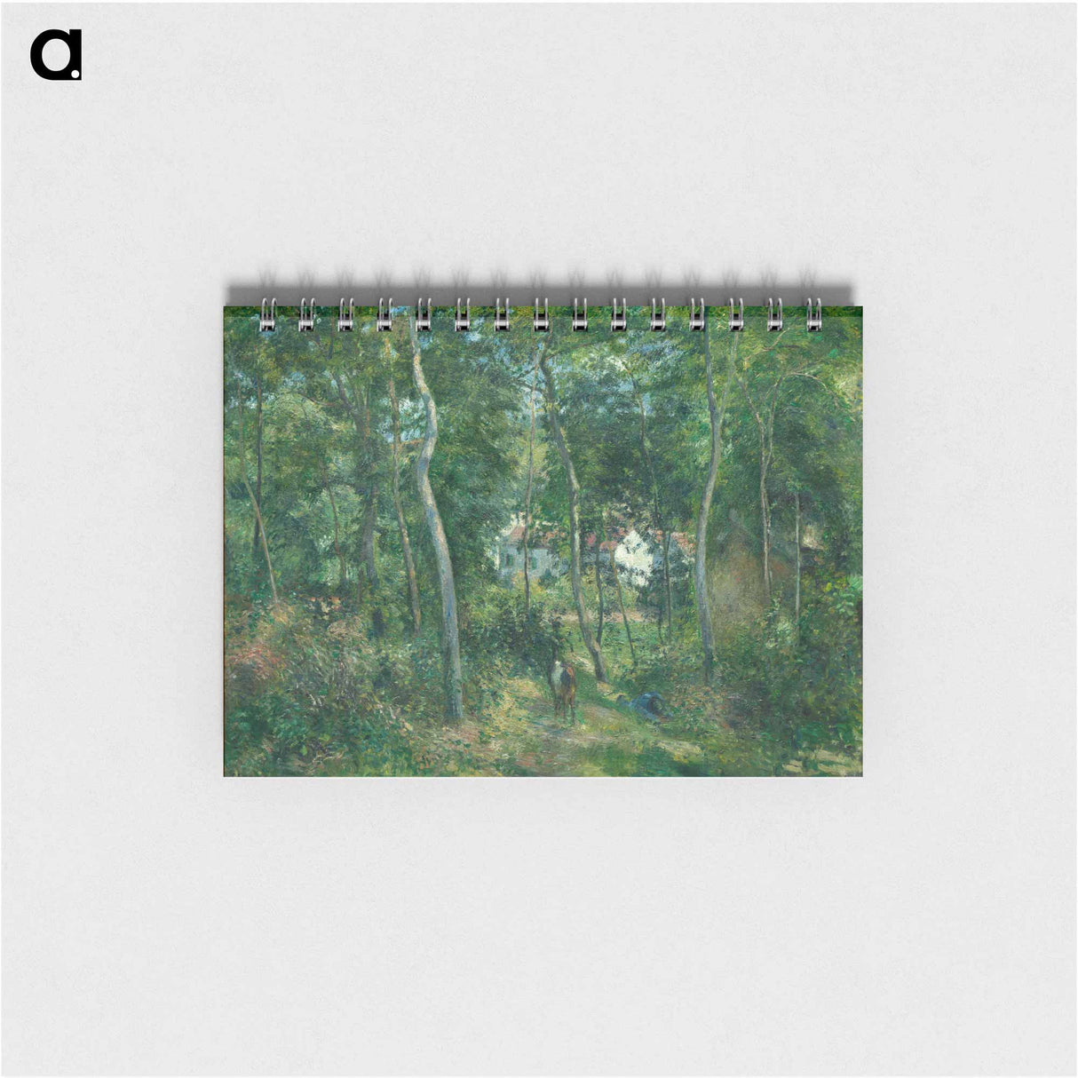 Edge of the Woods Near L'Hermitage, Pontoise - カミーユ ピサロ Memo.