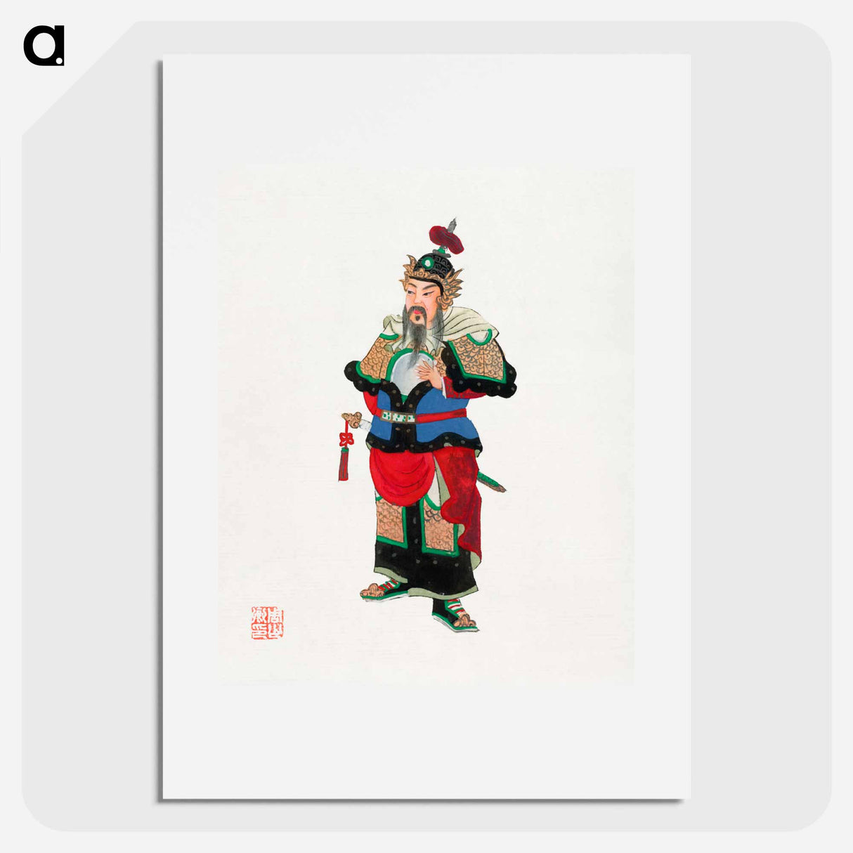 アートポスター-Traditional Commander in Military Uniform
- 中国の衣装 Poster.