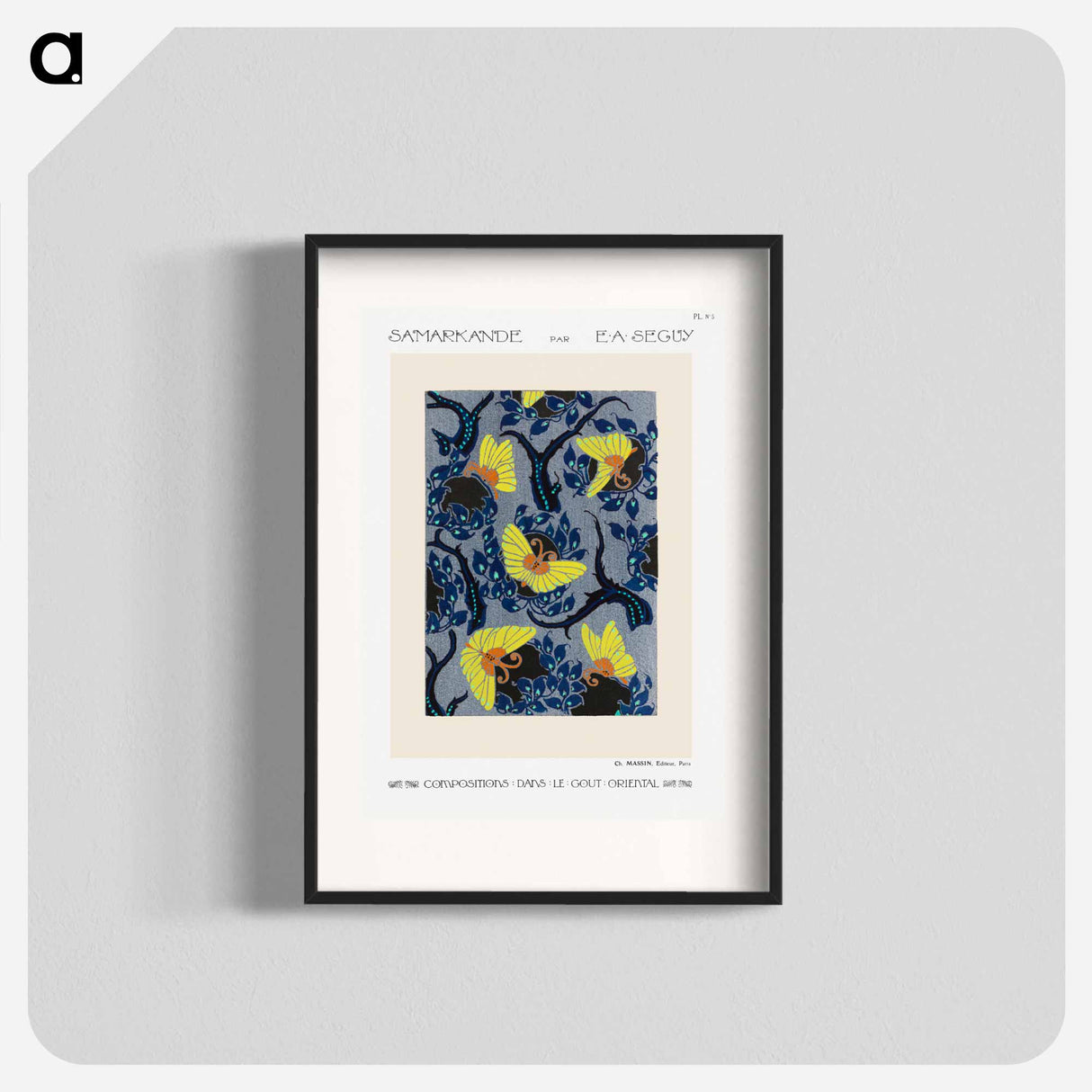 Samarkande: 20 Color Compositions in the Oriental Style - E.A.セギー Poster.