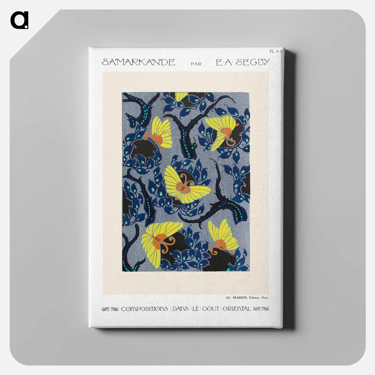 Samarkande: 20 Color Compositions in the Oriental Style - E.A.セギー Canvas.